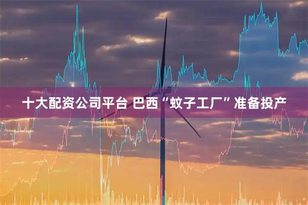 十大配资公司平台 巴西“蚊子工厂”准备投产