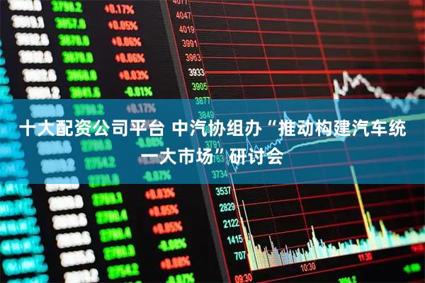 十大配资公司平台 中汽协组办“推动构建汽车统一大市场”研讨会